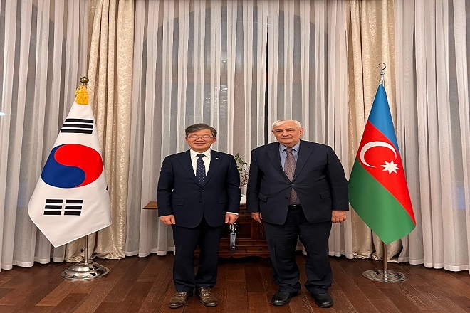 아제르바이잔 언어대학 총장 초청 관저 만찬