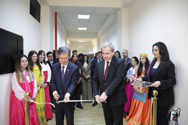 아제르바이잔-한국 컴퓨터 과학 센터 개소식 참석